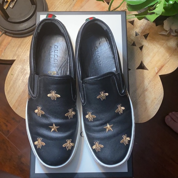 Gucci Man Slip-on sneakers with bees main image 6